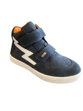 Load image into Gallery viewer, TT Kids Zig Zag Navy/Orange Waterproof Boot