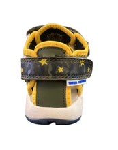 Load image into Gallery viewer, Geox S Multy Waterproof Sandal in Military & Yellow