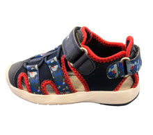 Load image into Gallery viewer, Geox S Multy Waterproof Sandal in Navy & Red
