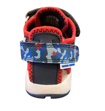 Load image into Gallery viewer, Geox S Multy Waterproof Sandal in Navy & Red