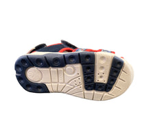Load image into Gallery viewer, Geox S Multy Waterproof Sandal in Navy & Red