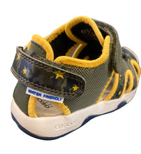 Load image into Gallery viewer, Geox S Multy Waterproof Sandal in Military & Yellow
