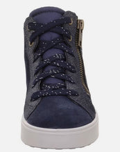 Load image into Gallery viewer, Superfit Stella Navy Waterproof Lace up Boot