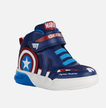 Load image into Gallery viewer, Geox Grayjay Captain America Light Up Hightop