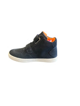 Load image into Gallery viewer, TT Kids Zig Zag Navy/Orange Waterproof Boot