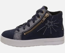 Load image into Gallery viewer, Superfit Stella Navy Waterproof Lace up Boot