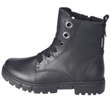 Load image into Gallery viewer, Ricosta Suri Black Leather Lace Up Waterproof Boots
