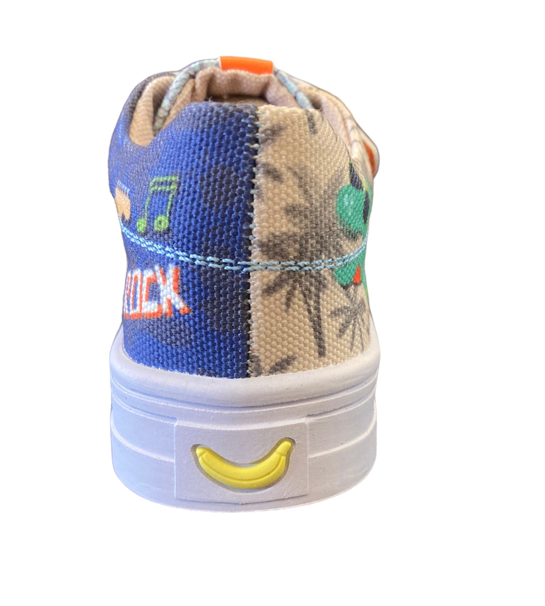 Go Bananas Dino Canvas - Gb24sdino-v Beige Blue Orange – Feet Street Kids