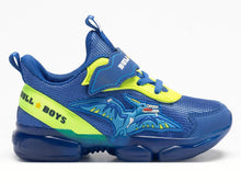 Load image into Gallery viewer, Bull Boys Pterodattilo Light Up trainer Royal/Yellow - DNAL4506