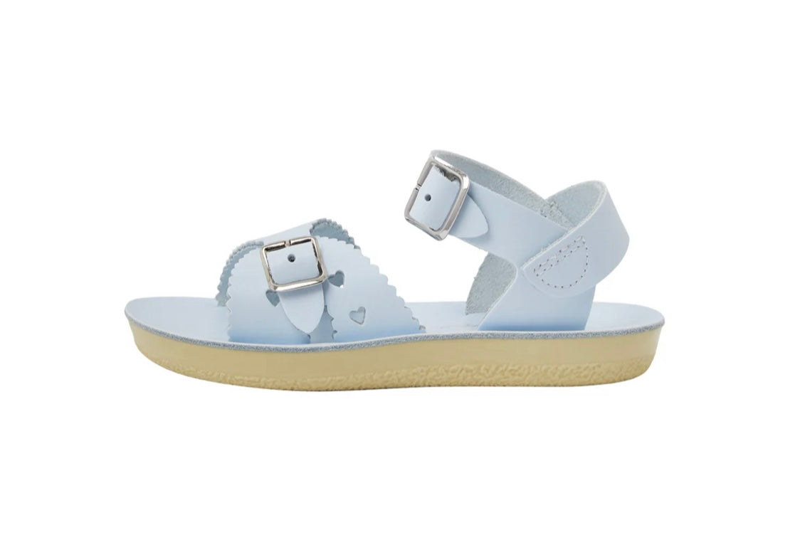 Salt-Water Sweetheart Sandal Light Blue – Feet Street Kids