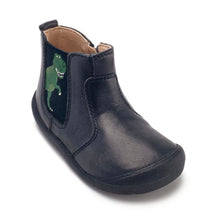 Load image into Gallery viewer, Start-Rite x JoJo Maman Bébé Friend Navy Leather T-Rex Boot