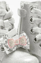 Load image into Gallery viewer, Lelli Kelly LKHF3736 Fior Di Fiocco Silver Glitter Bow Boot