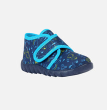 Load image into Gallery viewer, Geox Zyzie Navy Dino Slipper