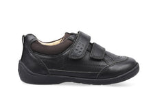 Load image into Gallery viewer, Start-rite ZigZag Black Leather School Shoe