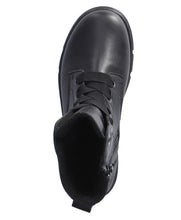 Load image into Gallery viewer, Ricosta Suri Black Leather Lace Up Waterproof Boots