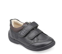 Load image into Gallery viewer, Start-rite ZigZag Black Leather School Shoe