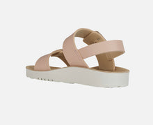 Load image into Gallery viewer, Geox Costarei Dark Rose/Nude Sandal