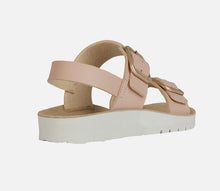 Load image into Gallery viewer, Geox Costarei Dark Rose/Nude Sandal