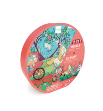 Load image into Gallery viewer, Scratch 2in1 Princess Puzzle 3D Play (36 pieces)