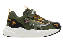 Load image into Gallery viewer, Bull Boys DNAL4578 T-Rex Green Light Up Trainer
