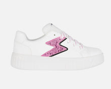 Load image into Gallery viewer, Geox Mikiroshi White/Fuchsia Sneaker
