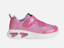 Load image into Gallery viewer, Geox Assister Fuschia Light Up Trainer