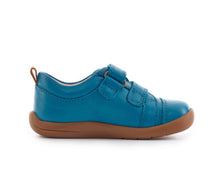 Load image into Gallery viewer, Start-rite Treehouse Bright Blue Leather Shoe