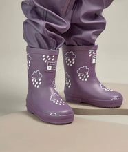 Load image into Gallery viewer, Grass & Air Amethyst Purple Colour-Changing Wellies