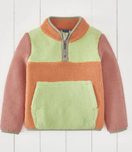 Load image into Gallery viewer, Grass & Air Aurora Pink Borg 1/4 Zip Jumper
