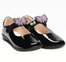 Load image into Gallery viewer, Lelli Kelly Luna Black Patent Leather School Shoes F fitting - LKSO8611