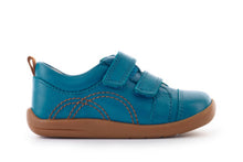 Load image into Gallery viewer, Start-rite Treehouse Bright Blue Leather Shoe