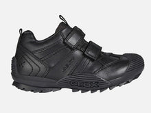 Load image into Gallery viewer, Geox Savage A Black leather School shoe