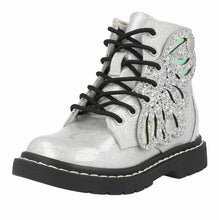 Load image into Gallery viewer, Lelli Kelly Silver Glitter Wings Boot - LK5544