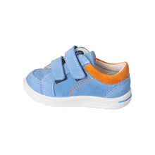 Load image into Gallery viewer, Ricosta Timmy in Adriatic Blue & Orange Leather/Suede