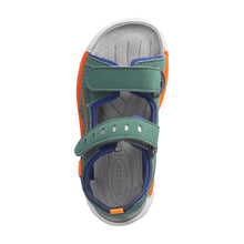 Load image into Gallery viewer, Ricosta Tajo Waterproof Sandal Forest Green and Orange