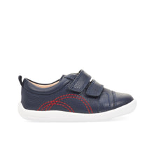 Load image into Gallery viewer, Start-rite Tree House Navy Leather Shoe