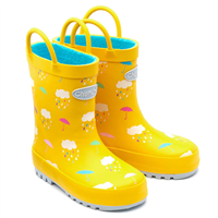 Load image into Gallery viewer, Chipmunks Yellow Rain Welly