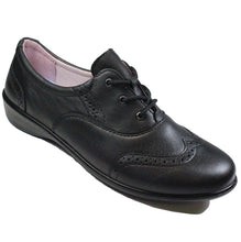 Load image into Gallery viewer, Ricosta Kate Black Leather School Shoe