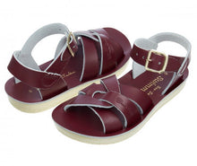 Load image into Gallery viewer, Salt-Water Swimmer Kids Sandal Claret