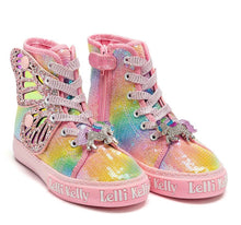 Load image into Gallery viewer, Lelli Kelly Rainbow Unicorn Wings Hightops - LK1331