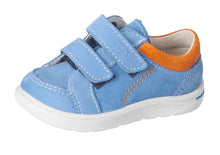 Load image into Gallery viewer, Ricosta Timmy in Adriatic Blue & Orange Leather/Suede