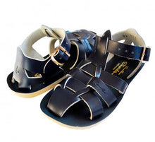 Load image into Gallery viewer, Salt-Water Shark Navy Sandal