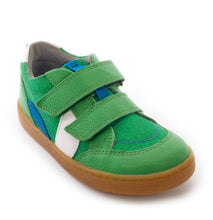 Load image into Gallery viewer, Start-rite Enigma Green Leather/Canvas Shoe
