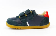 Load image into Gallery viewer, Bobux Riley in Navy & Red Step Up