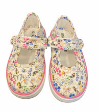 Load image into Gallery viewer, Start-rite Blossom Bees Cream Floral Canvas