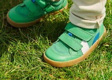 Load image into Gallery viewer, Start-rite Enigma Green Leather/Canvas Shoe
