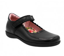 Load image into Gallery viewer, Petasil Blanche Leather F fit School Shoe