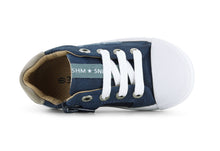 Load image into Gallery viewer, Shoesme Navy Lace Up Sneaker - SH23S004-C