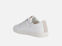 Load image into Gallery viewer, Geox Kathe White & Rose Gold Sneaker