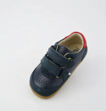 Load image into Gallery viewer, Bobux Riley in Navy & Red Step Up